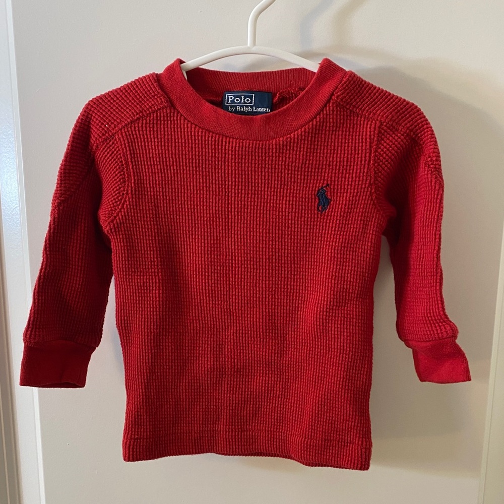Polo, 9 Months, Red Sweater